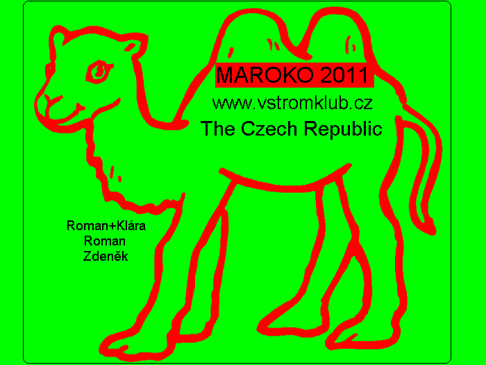 výprava Maroko 2011 Velbloud